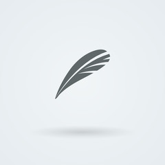 Vector Feather Icon.