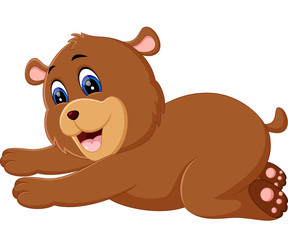 illustration of Cute bear cartoon