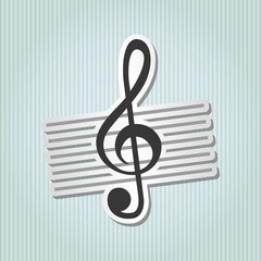 musical icon design 