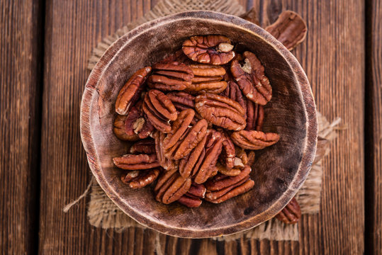Some Pecan Nuts (selective focus)