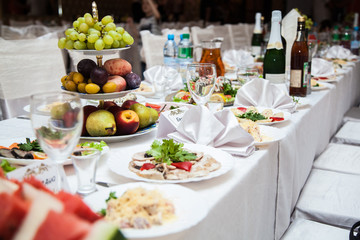 Restaurant is ready for the arrival of guests