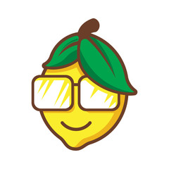 Smart Sweet Geek Lemon Fruit Professor