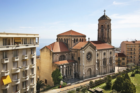 Church of St. Joseph in Canton de Beausoleil. France