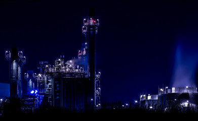 A photo of power plant industrial 