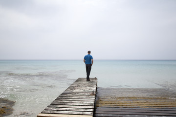 Pier and Jetty, Valencians Beach; Formentera