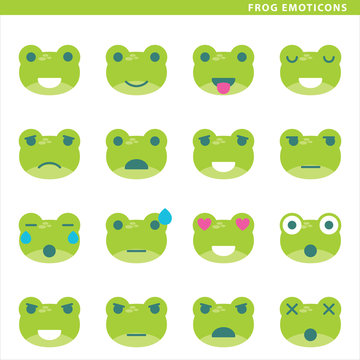 Frog emoticons