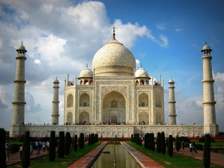 Fototapeta premium Taj Mahal India, one of 7 wonders