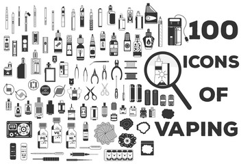 100 icons of vaping