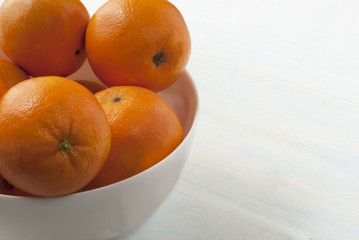 oranges on a platter