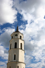 Fototapeta na wymiar Vilnius Cathedral belfry