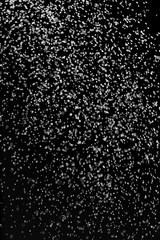 rain on a black background