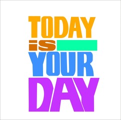 Abstract Background with Inspirational hand drawn quote - 