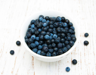 Bowl with Blueberries