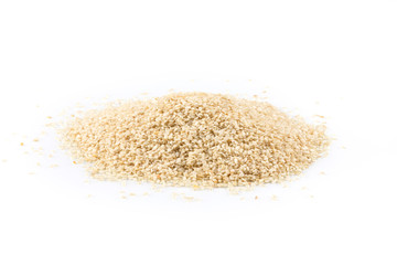 Sesame seeds in flax sack