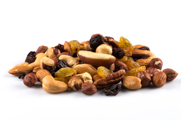 Mix nuts and dry fruits