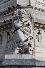 statue in Lisbon Portugal