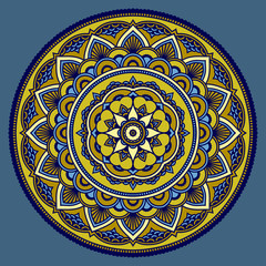 Vector color mandala.
