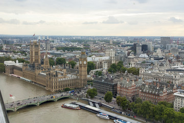Obraz premium Panorama di Londra e del Tamigi
