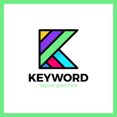 Keyword Logo Letter K
