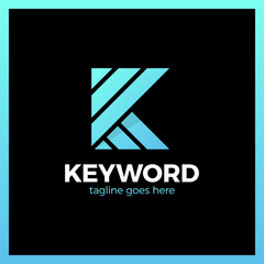 Keyword Logo Letter K