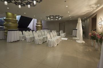 Wedding chairs arrangement