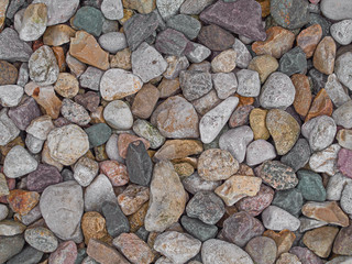 Stone gravel background, texture