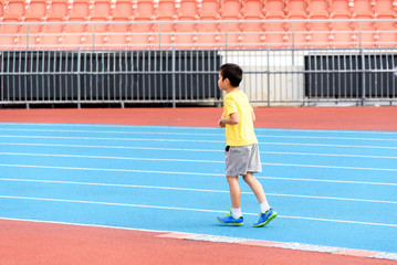 Obraz premium Child running