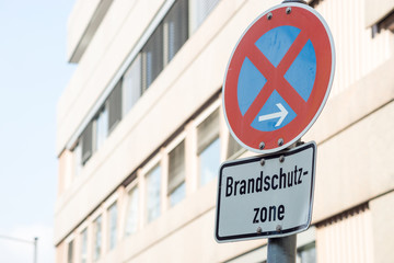 Absolutes Halteverbot Brandschutzzone