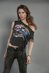 Gorgeous Brunette Young Model