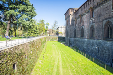Sforza's Castle in Milan, Italy.