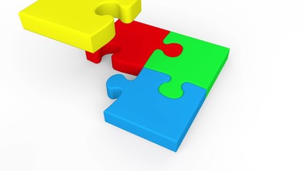 Puzzle pieces coming together