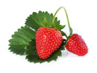 Strawberry isolate on white background