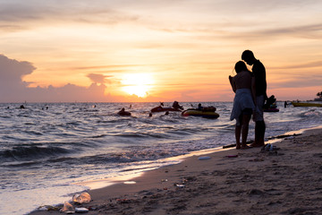 Couple silhouette