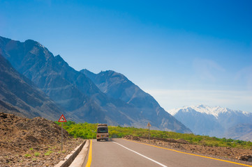 Karakorum Highway in Pakistan
