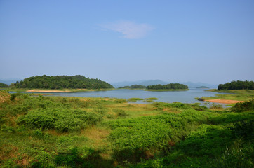 Fototapeta na wymiar View of kaeng krachan dam