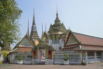 Fototapeta premium On the territory of the temple Wat Pho. Bangkok, Thailand