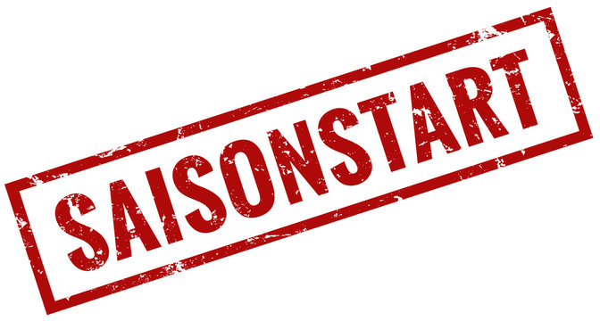 Saisonstart Stempel rot