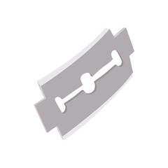 Razor blade icon in cartoon style 