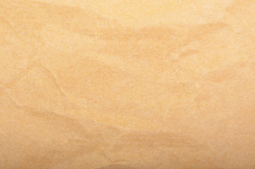 Wrinkled packaging paper background