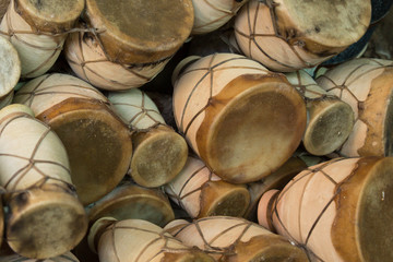 Moroccan drums in the market of Fes