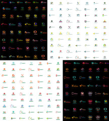 Huge mega collection of abstract logos