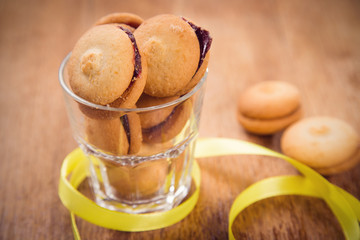 coockies in glass