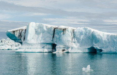 Jokulsarlon, glacier lagoon, Iceland.