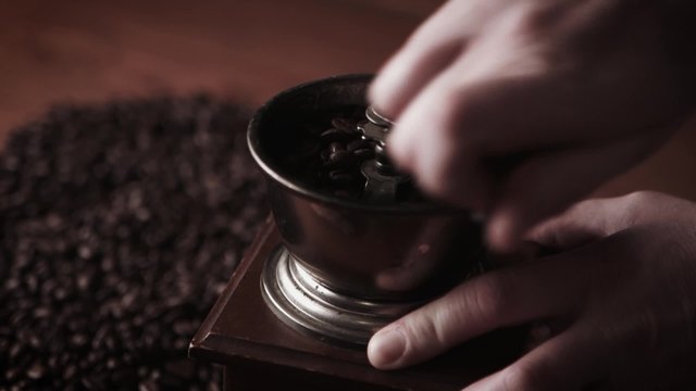 Old coffee grinder