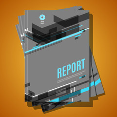 Modern Brochure, Annual report Design Template. 