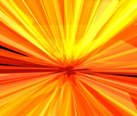 放射状の背景素材