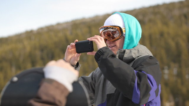 Friends taking a picture