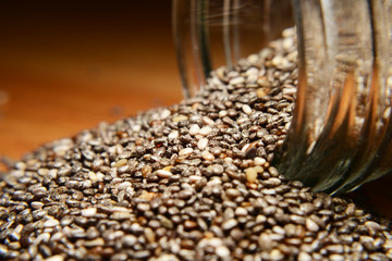 Obraz premium Chia seed for healthy care