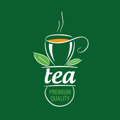 vector logo tea