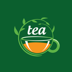 vector logo tea
